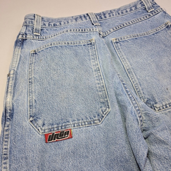VTG- 90s JNCO J179 Pipes Easy Wide Leg Faded Denim Jeans 31x33  Skate Rave Y2K - Picture 4 of 15